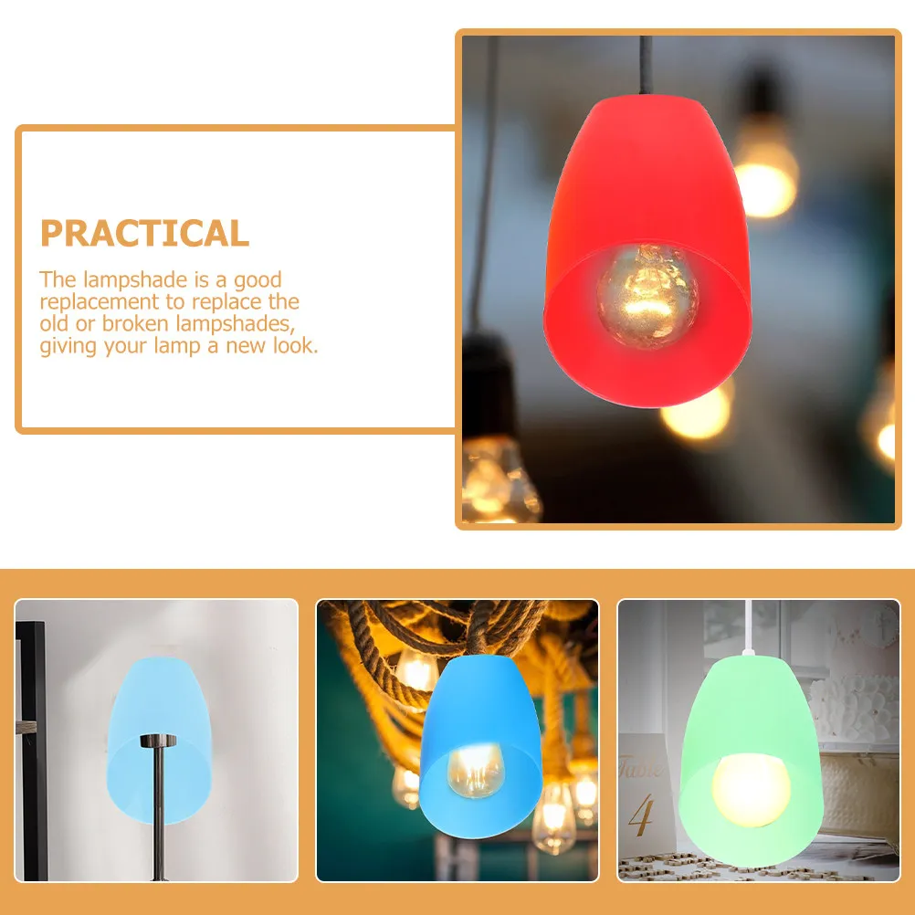 

6pcs Plastic Chic Lampshade Lampshade For Table Bedside Floor Light Wall Replacement Lamp Shade Lamp Accessory