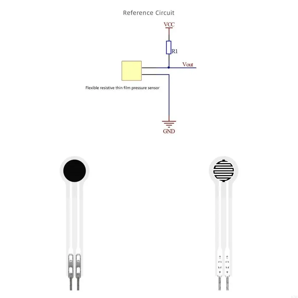 37ME Thin Film Pressure DF9-40 0~20KG Resistance Type Force Sensing Resistor Force Sensitive Resistor