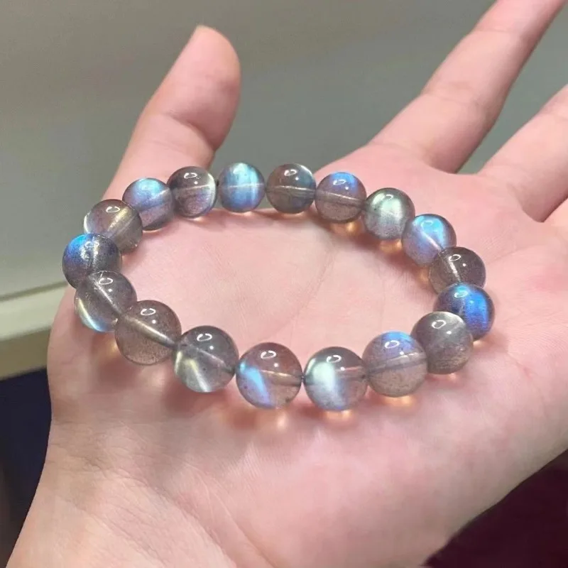 New Crystal Luxury Moonlight Bracelet Gemstone Bangle Real Natural Jewelry Women Accessories Energy Healing Gifts Trendy