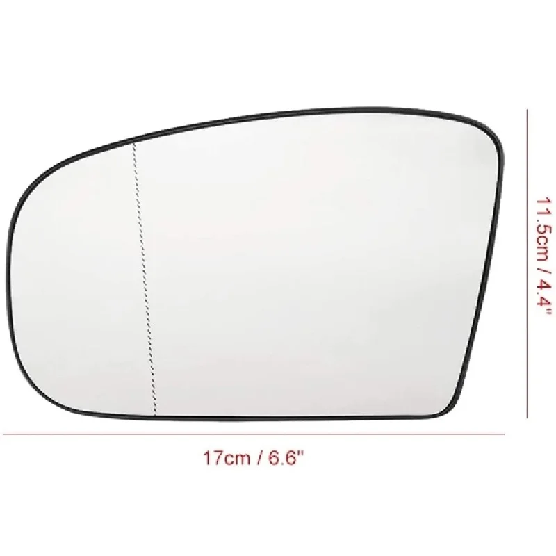 Left Right Side Heated Rear View Mirror Glass for Mercedes Benz S-Class W220 1998-2002 2208100421 2208100321