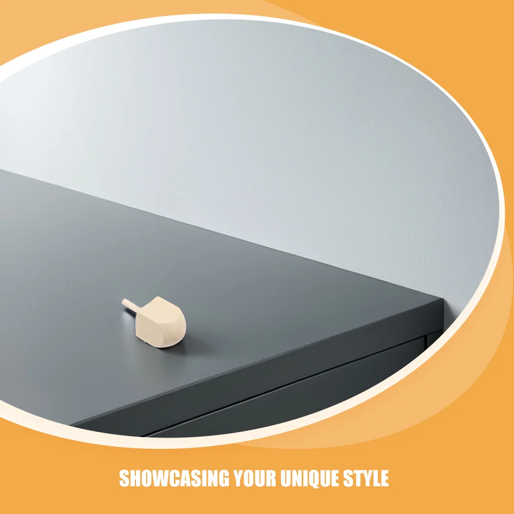 15個 木製ドレイデル 未完成 DIY クラフト ハヌカ用 手描きこま 子供 オフィス ストレス解消ゲーム 4.15cm