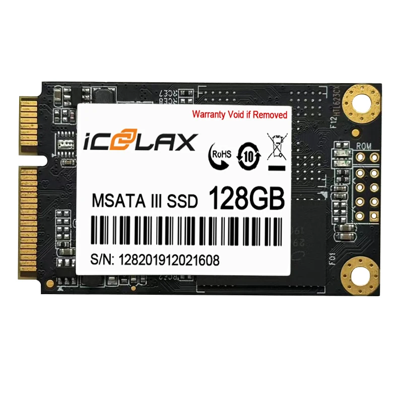 ICOOLAX Interne Msata SSD 128 GB 256 GB 512 GB Interne Festplatte für Notebook-Festplatte für Computerzubehör