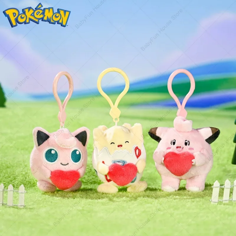 Original Pokemon Mimikyu Gengar Snorlax Umbreon Plush Toy Keychain Kawaii Espeon Jigglypuff Sprigatito Quaxly Peluche Dolls Gift