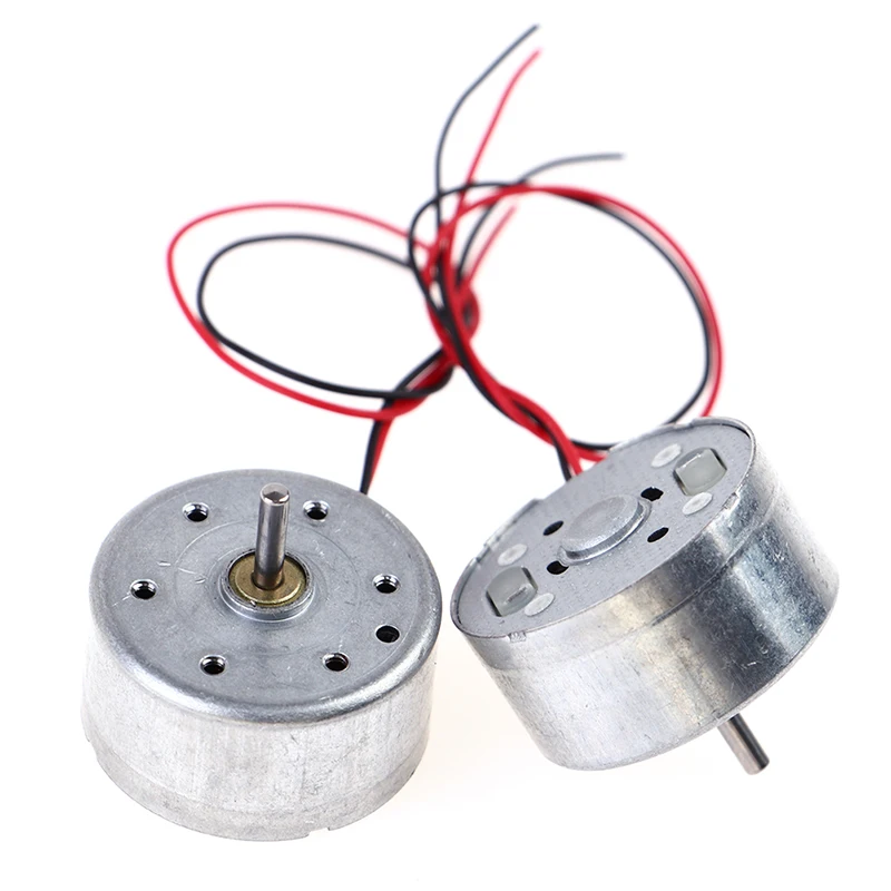 1PC mikro silnik 300 Solar DC 3V 4.5V 5V silnik do odtwarzacza CD DIY zabawka 2mm silnik szczotkowy dla odtwarzacza CD