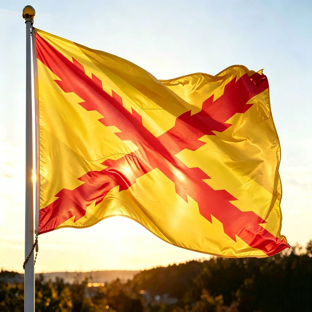 Spanish Empire Flag 2x3ft 3x5ft Cross Of Burgundy Polyester Banner Historical Military Replica Outdoor Garden Decor Hanging Flag