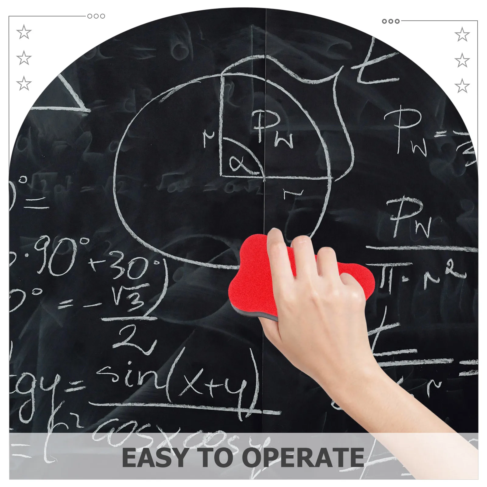 

24pcs Erasers Classroom Accessories Whiteboard Accessories Classroom Soft Magnetic Portable Dry EVA Student Supplies