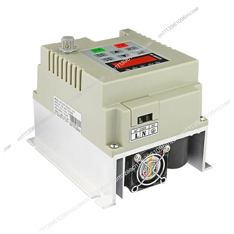 Single Input and Single Output Fan Inverter, AC 220V Single-phase Capacitor Motor Inverter 0.75KW