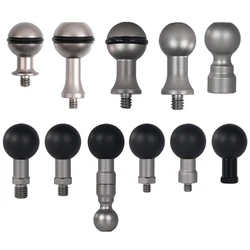 Evrensel 25.4mm/20mm/17mm Metal Ball Head ortak Ballhead montaj adaptörü topu kafa dağı cep telefonu aksesuarları