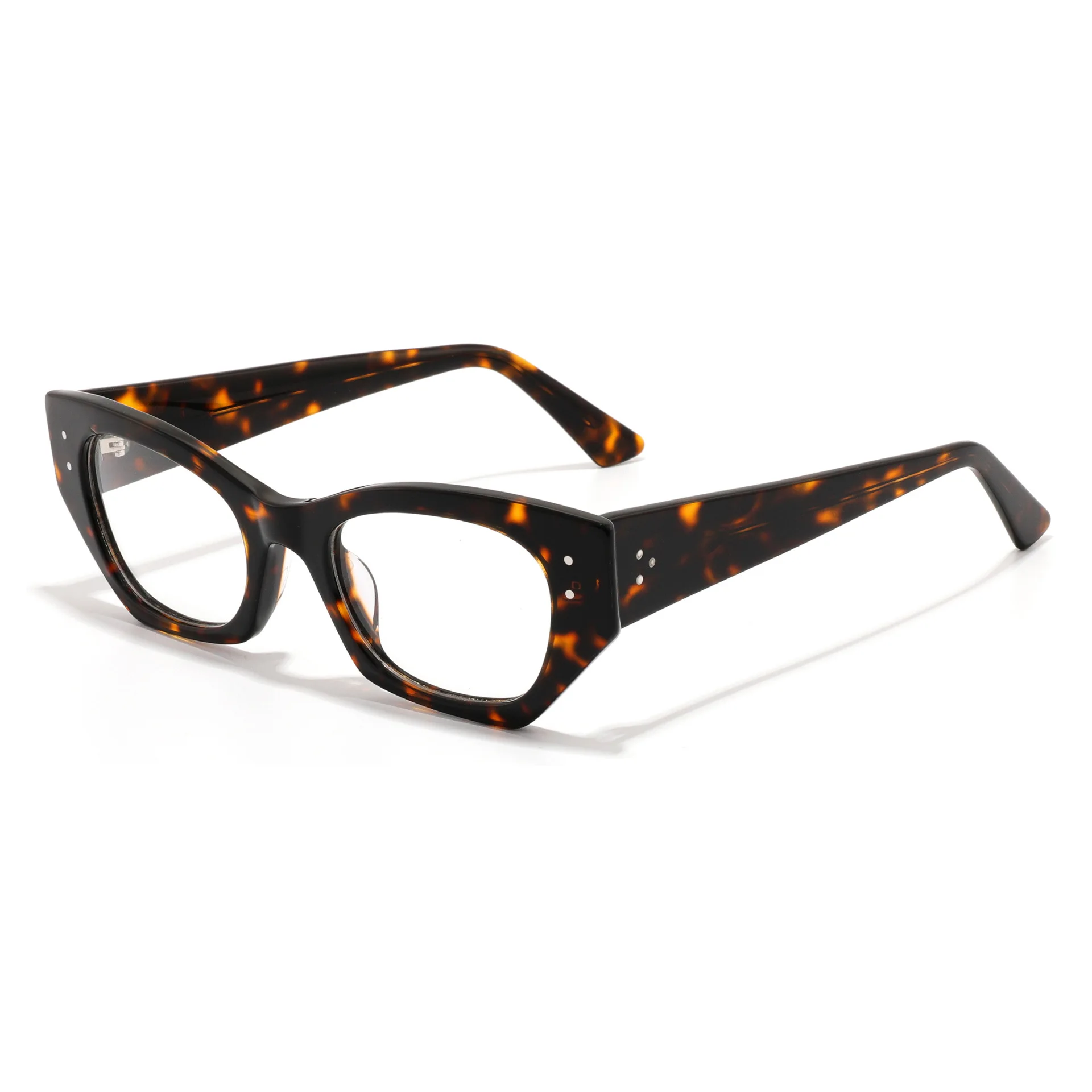 Fashion New Tortoise Shell Acetate Glass Frame Women Myopia Presbyopia Eyeglasses Men Blue Light Resistant Prescription Eyewear