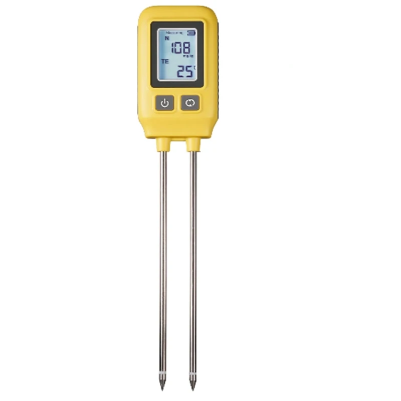 

A10G-Soil N,P,K Temperature Sensor Nitrogen Phosphorus Potassium Detector Nutrient Fertility Meter Tester Garden Farm