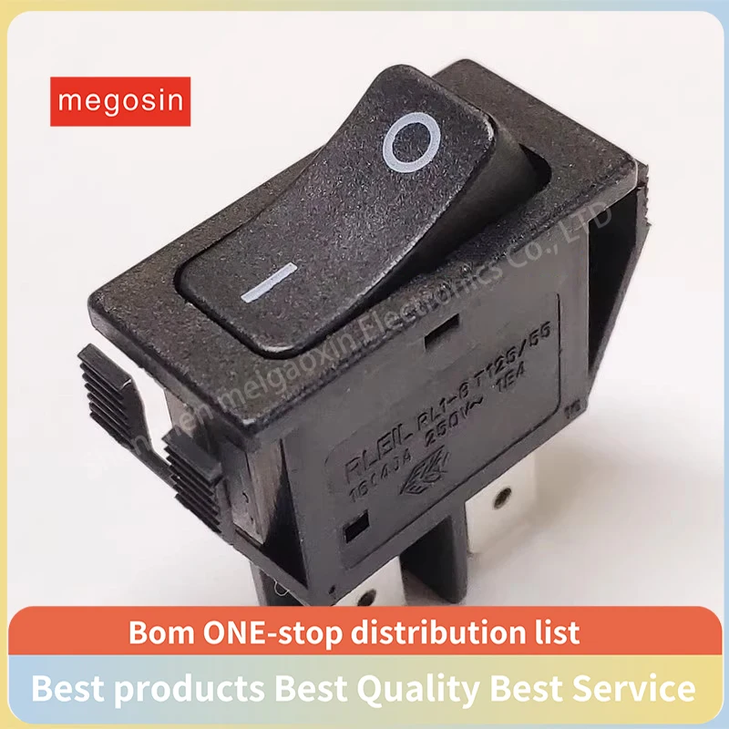 1~5PCS/LOT  Ship type switch RL1-8 T125/55 Warped ship type switch four-pin two-speed 16A/250V