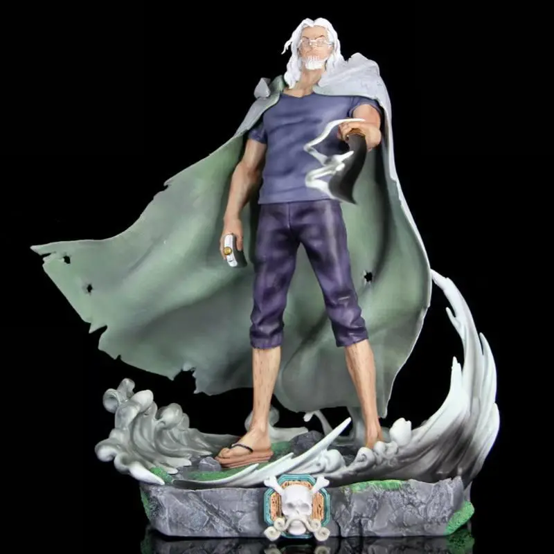 

One Piece Dark King Silvers Rayleigh Gk Figure Standing Pose Sword Wielding Boxed Anime Statue Collectible Model For Anime Fans