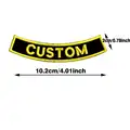 DE2 IRON ON YELLOW