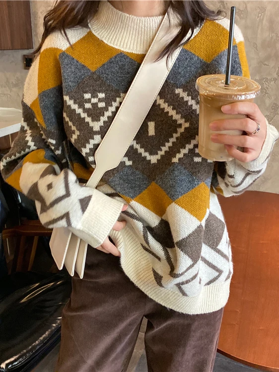 

Модный женский свободный тонкий круглый трикотаж Ne, повседневная верхняя одежда, осенне-зимний модный топ из полиэфирного волокна