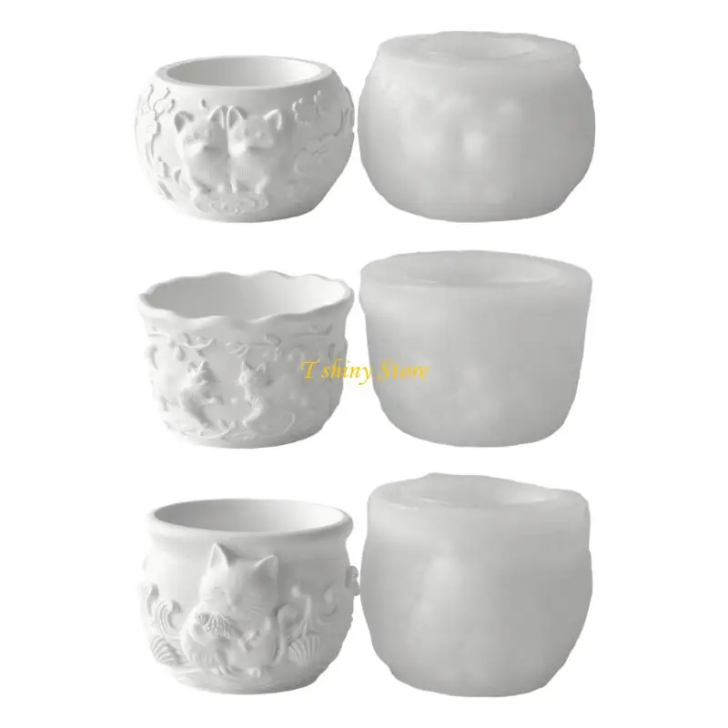 

N58F многоразовый силиконовый плантатор плесень животных животных