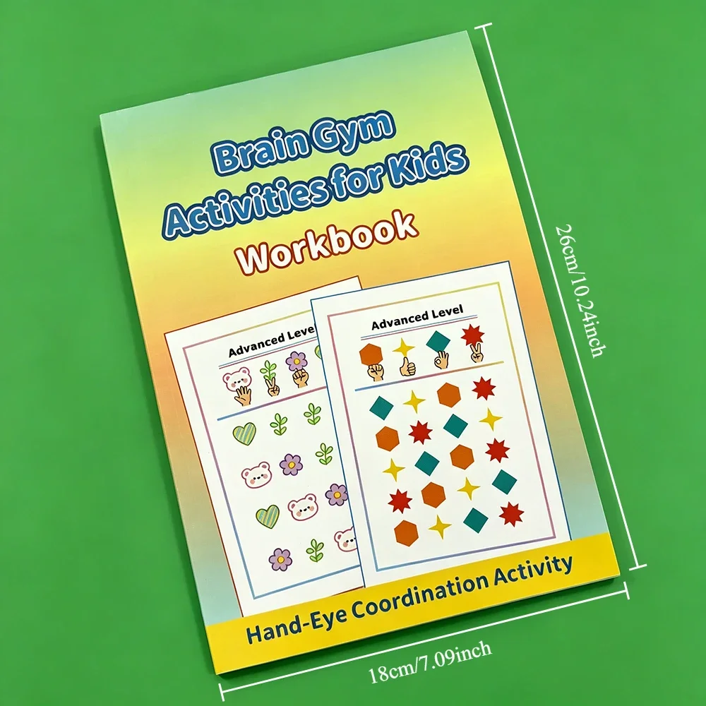 Preschool Fine Motor Training Workbook 32 Pages Hand-Eye Coordination Visual Focus Early Learning Practice Guide