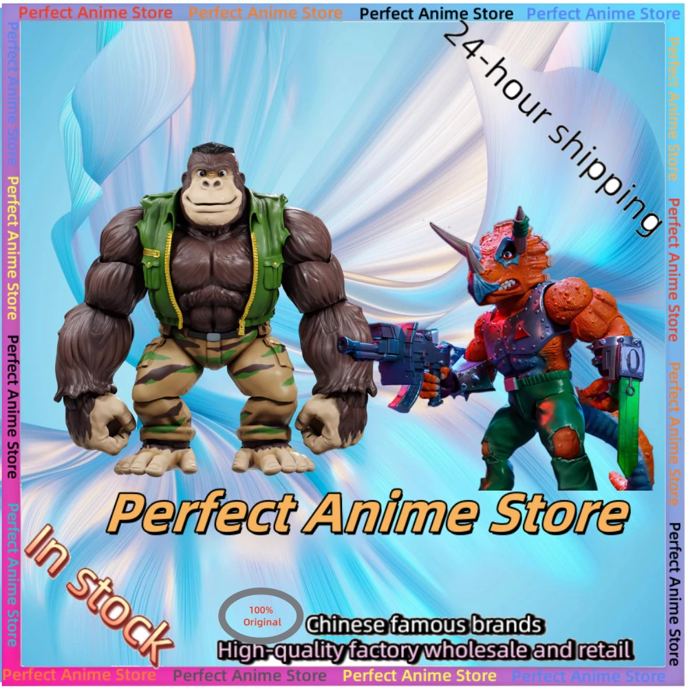 

Spot SUPER7 Ninja Turtle 7 Waves Punk Dona Gorilla Red Triceratops Mechanical Pig Face Doll