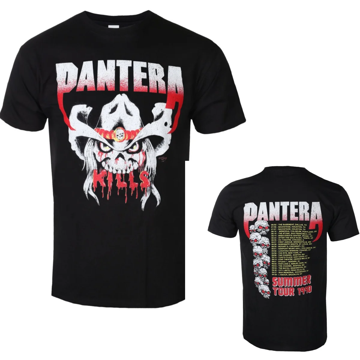 Rare Pantera Graphic Cotton Band T-shirt Unisex Summer Short Sleeve Fashion Brand Tee Luxury Casual Vintage Tees