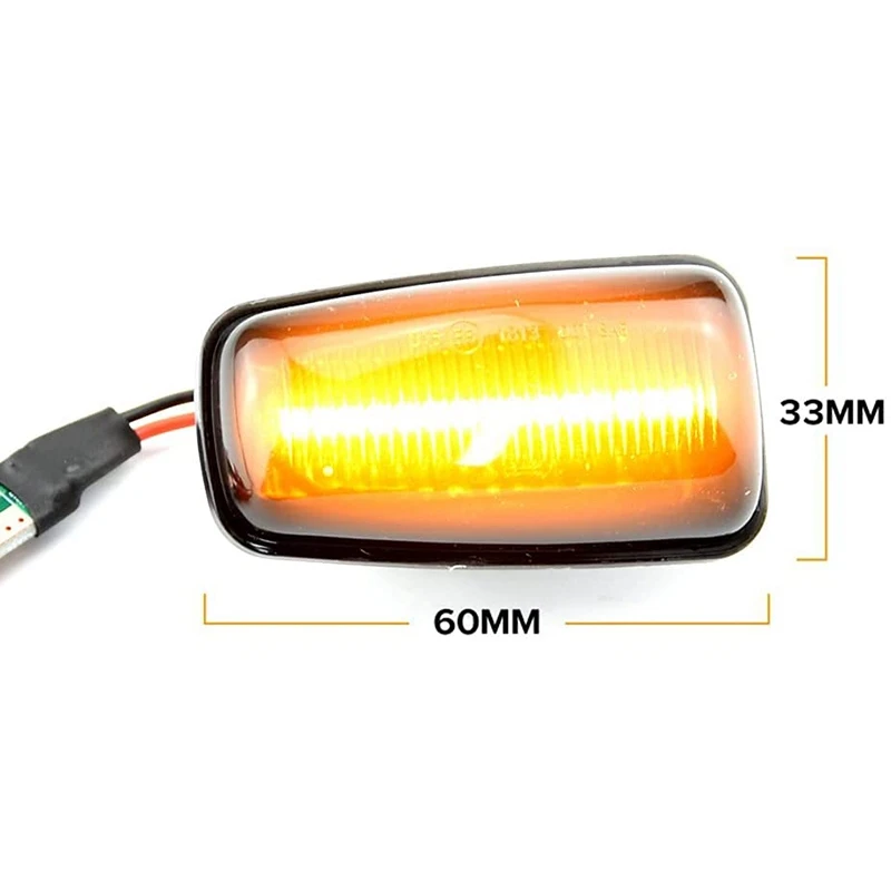 Car Dynamic Sequential LED Side Maker Turn Signal Light For Peugeot 306 Fiat Scudo Combinato 220P Citroen Berlingo