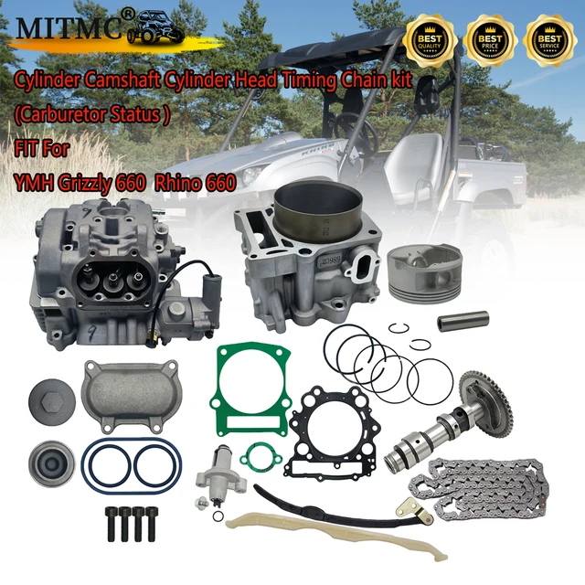 Zestaw łańcucha rozrządu głowicy cylindrów (stan gaźnika) do YMH Grizzly 660 Rhino 660 5KM-11310-00-00 5KM-11101-01-00