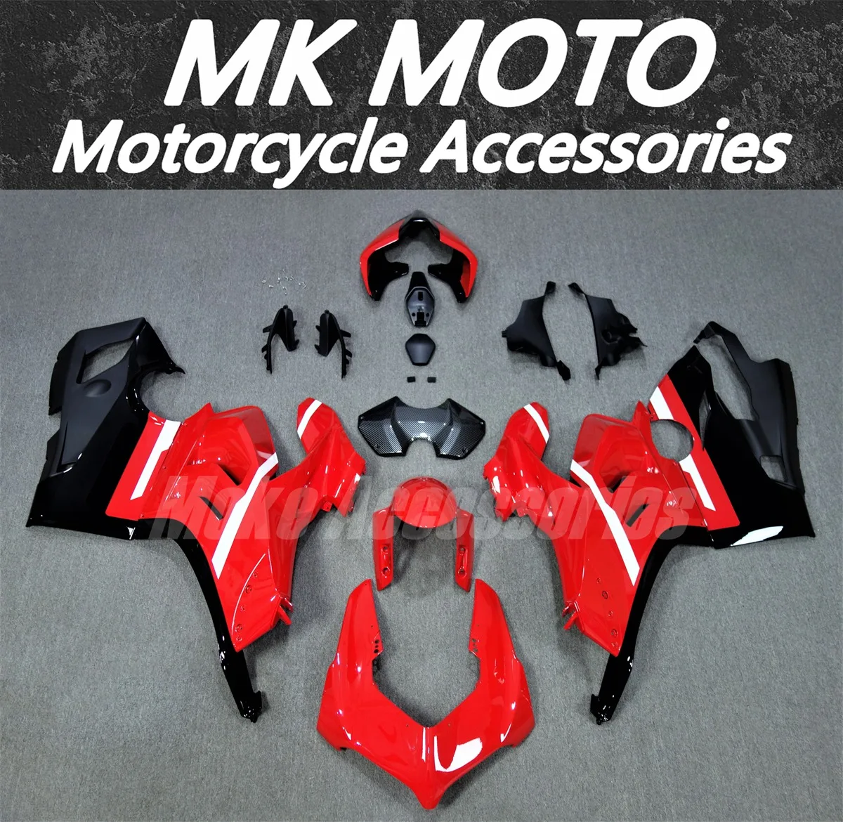 

Fairings Kit Fit For Panigale v4s v4r 2020 2021 Bodywork Set 20 21 Abs High Quality New Injection Red Black