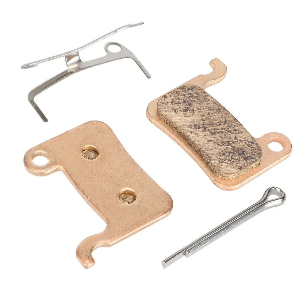For xtech Series Scooter Brake Pads in Gold - Sintered Full Metal Disc Brake Components Size 3.2 x 2.68 x 0.4 cm