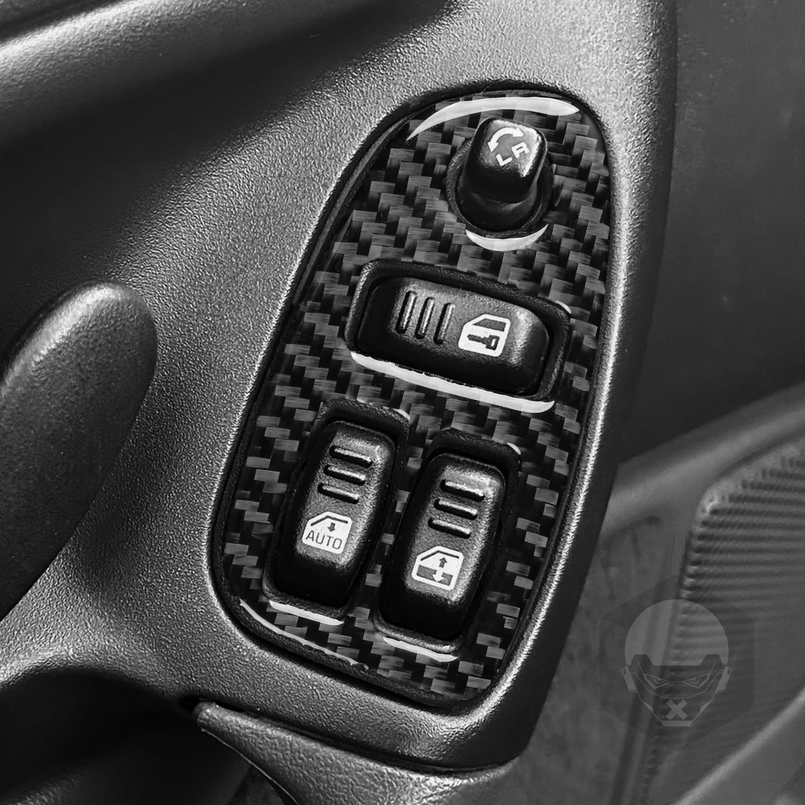 For Chevrolet Camaro Z28 1997-2002 Carbon Fiber Central Control Gear Shift AC CD Window Lift Trim Set Car Accessories Sticker
