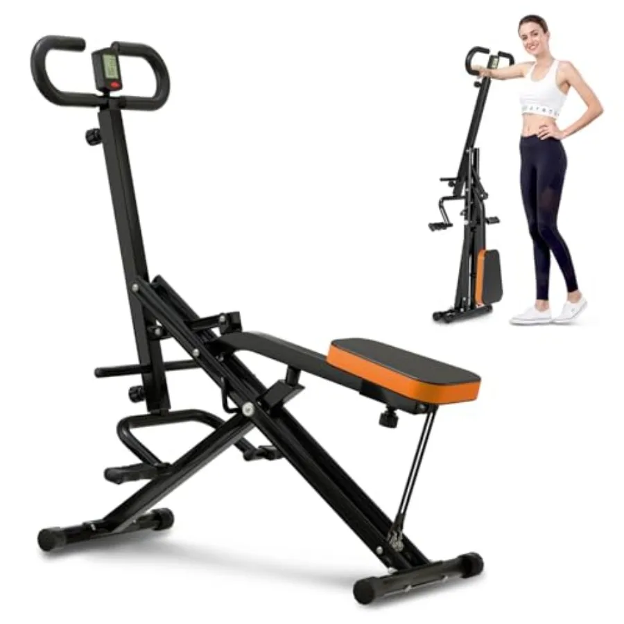Squat Machine for home gym use, heavy-duty steel construction, matte black finish, adjustable safety arms and padded backrest