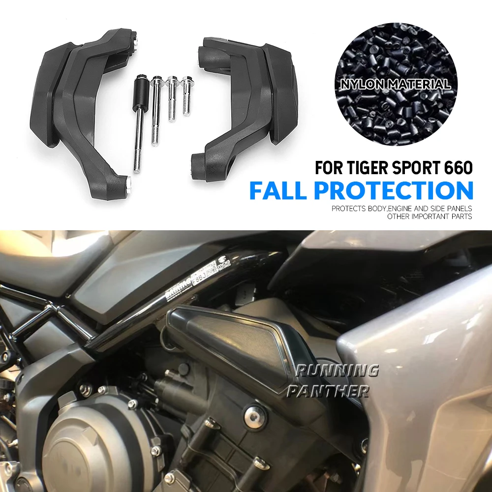 

Motorcycle Engine Guard Anti Crash Frame Slider Fall Protection Falling Crash Protector Cover For Tiger Sport 660 Sport660 2022
