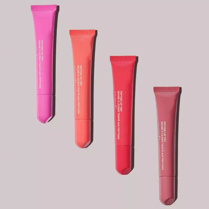 Lipstik pelembap tahan lama Lip Gloss berwarna tabung lunak pelembap tahan lama Gel perawatan bibir kulit mati riasan Perawatan Bibir