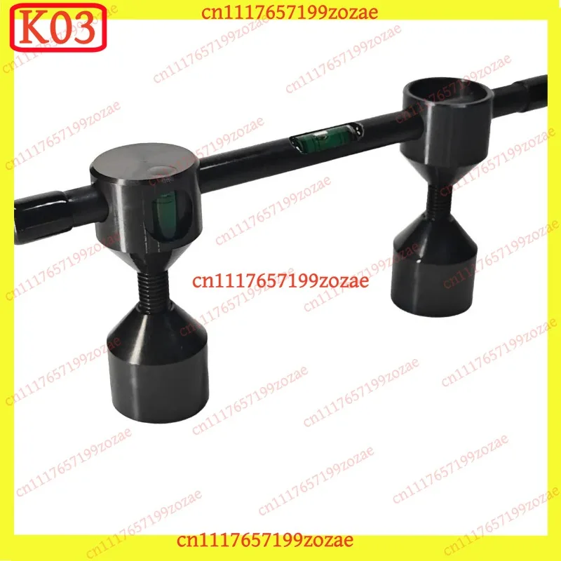 k3 Precision Metal Round Bubble Level for Base Mounting Hole & Flange