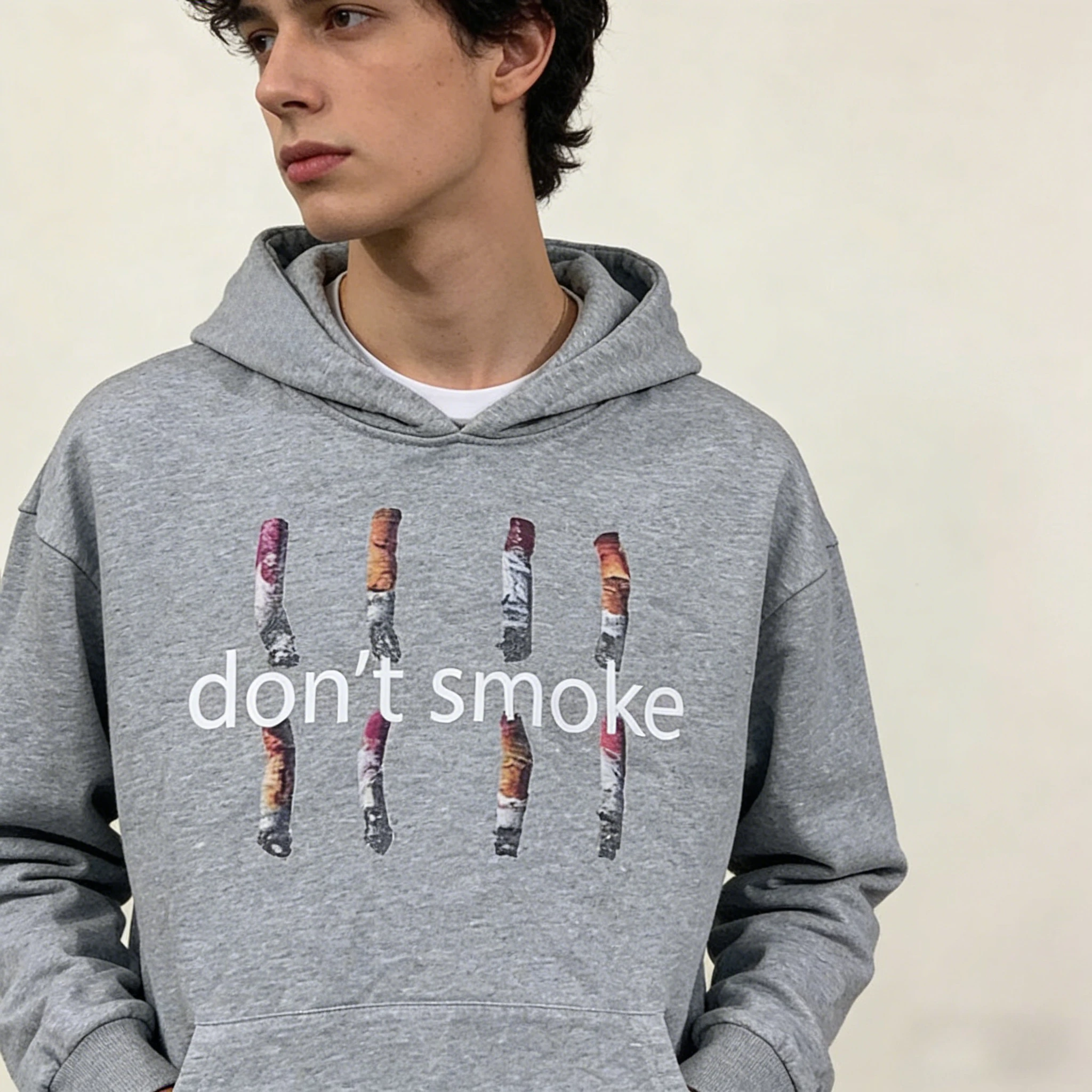 

Худи в стиле хип-хоп «Dont Smoke» для женщин, уличная одежда в стиле гранж, панк-рок, свитшот, хит продаж, повседневное гранж-худи, готическая одежда Y2K
