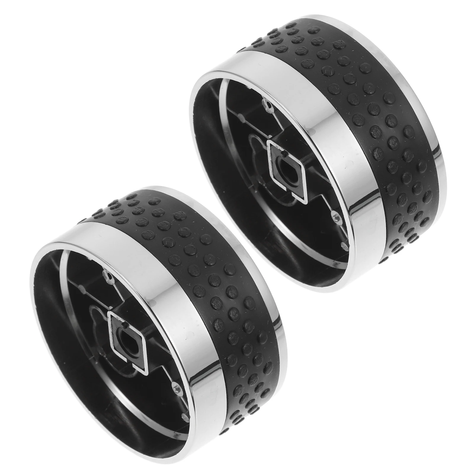 

2 Pcs BBQ Grill Knob Electric Range Oven Gas Turn Knobs Control for Patio Heater Abs Part