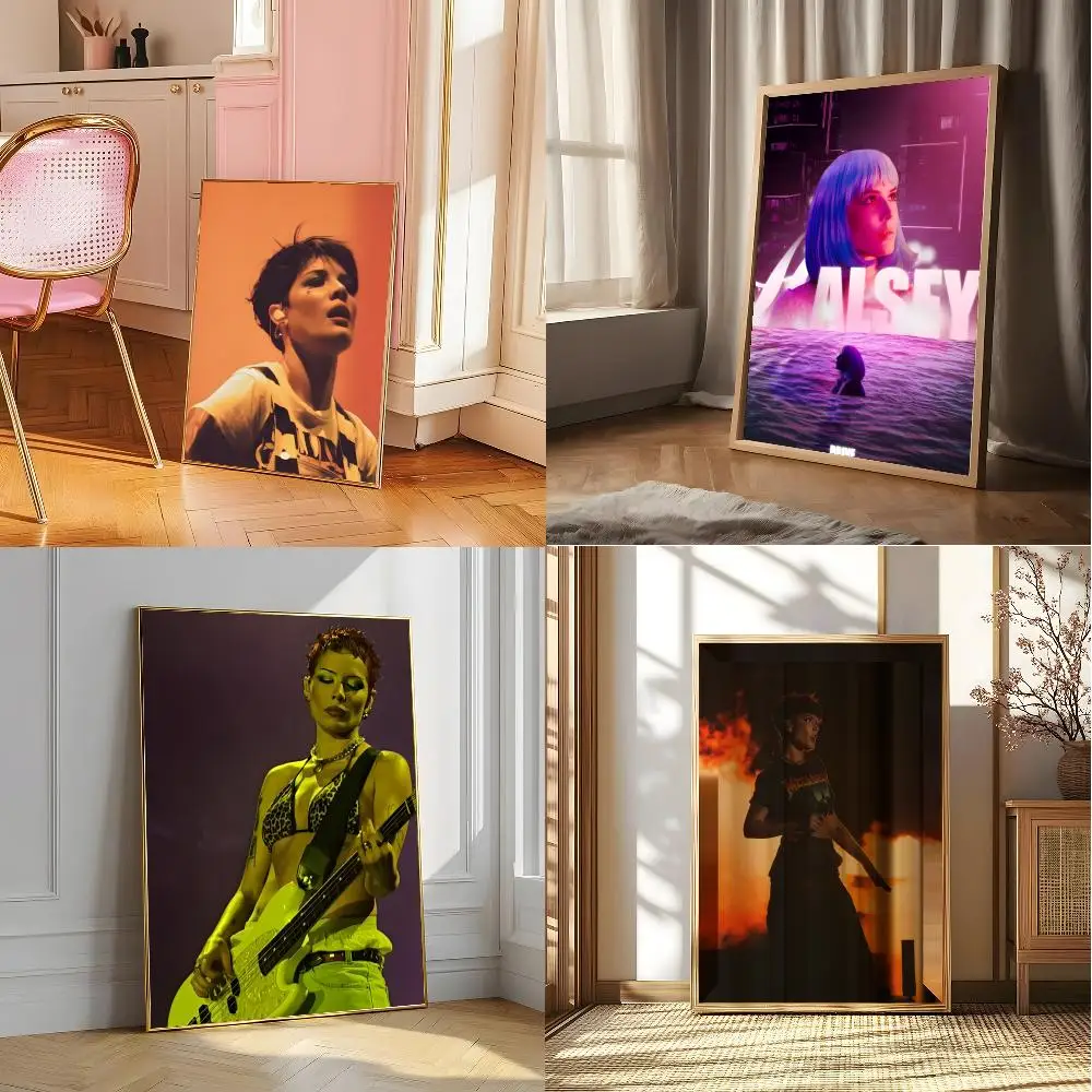 H-halsey Rapper Singer Poster Posters Sticky Vintage Room Home Bar Cafe Decor Kawaii Room Decor