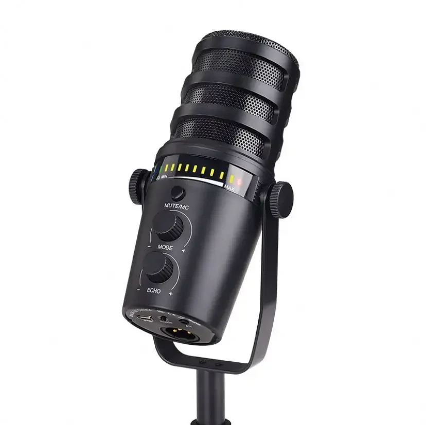 Studio Wired USB Dynamic Microphone Live Streaming And Podcast Recording Equipment For Gamers Desktop