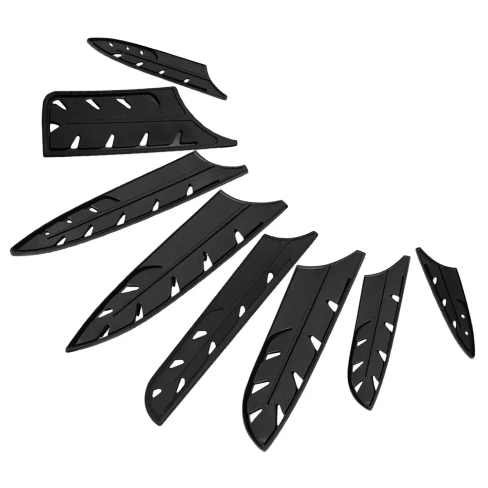 8 Pcs Kit Knife Protective Cover Horizontal Knives Guard Safe Finger Case Vegetables Cutting Kitchen