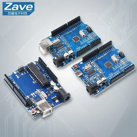 UNO R3 Development Board ATMEGA328P CH340 / ATEGA16U2 Compatible For Arduino with Cable R3/R4 UNO Proto Shield Expansion Board