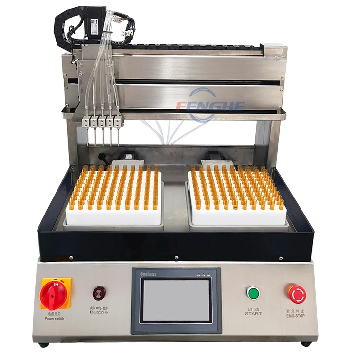 Small Reagent Tube Liquid Oil Bottle Filling Machine for Laboratory