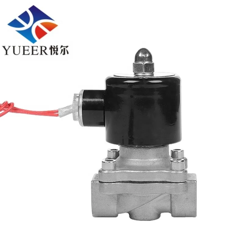 Factory Direct Sale 2.5 Inch 304 Stainless Steel Normally Closed Pressure Control Water Pneumatic Solenoid Valve for Water