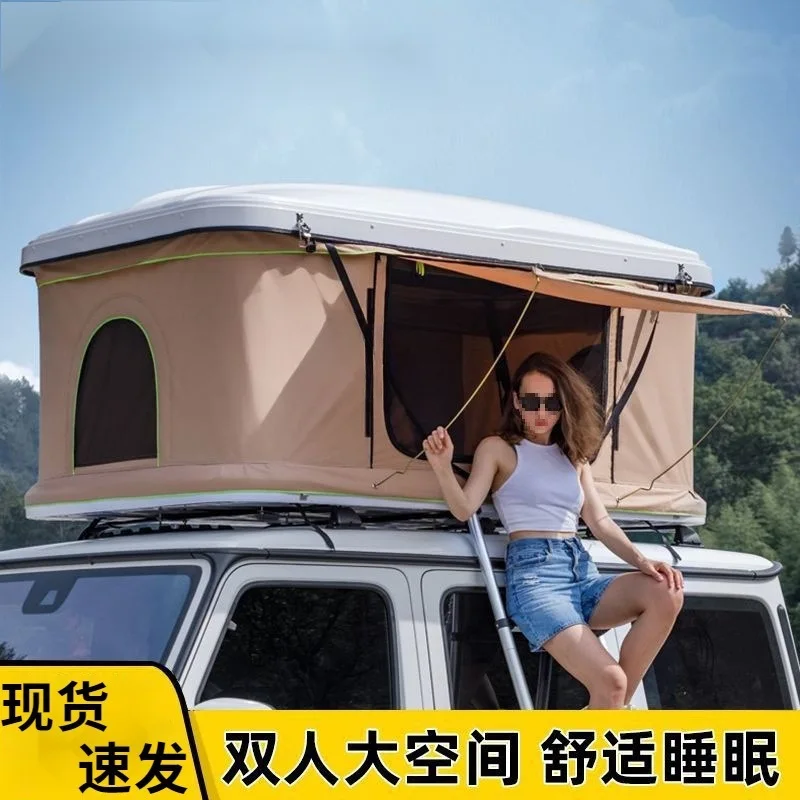 

New no-build roof tent fully automatic folding sedan car load off-road outdoor camping self-driving