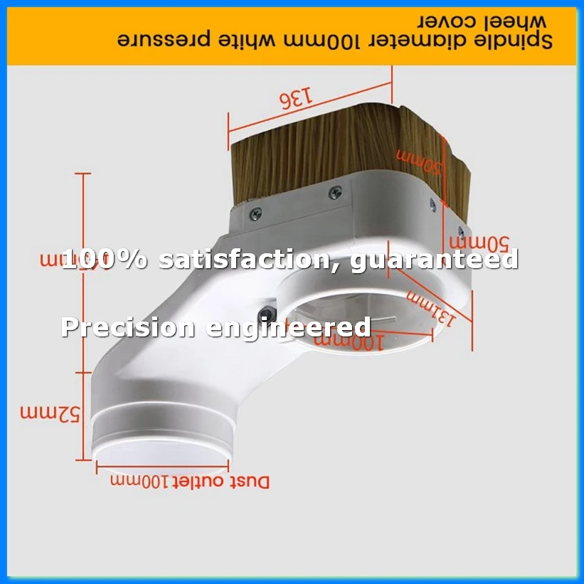 

100mm Engraving Machine Spindle Brush Dustproof Brush Vacuum Cleaner Dustcollector CNC Router Engraving Milling Machine-A23R