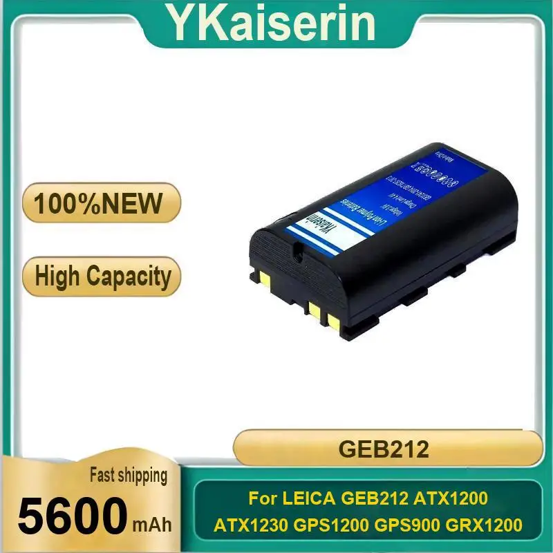 For Leica GEB212 ATX1200 ATX1230 GPS1200 GPS900 GRX1200 Robust Total Station Battery Reliable Power 5600Mah