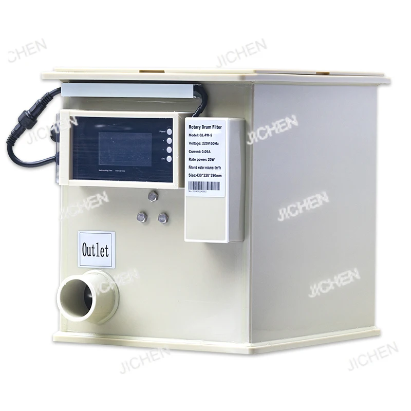 

Aquaculture drum filter Koi pond small aquarium fish tank filter 20 cubic meters