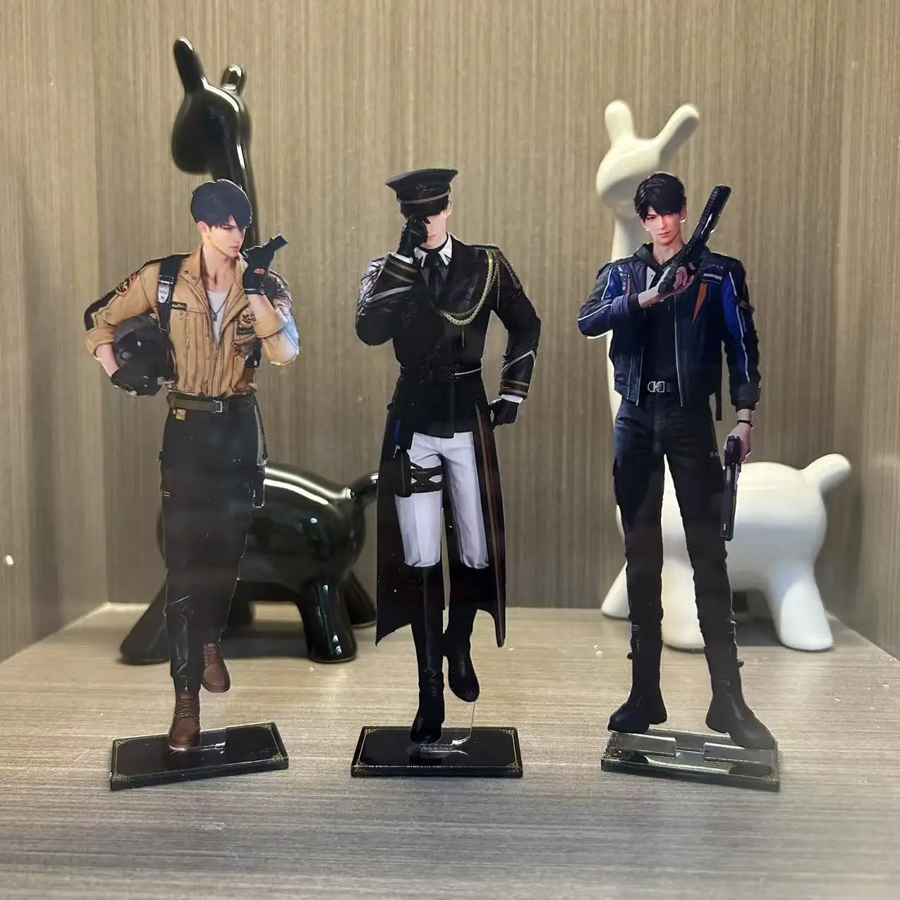 

15CM Anime Love and Deepspace Caleb Cosplay Acrylic Stand Accessories Collection Figure Desktop Ornaments Halloween Gifts