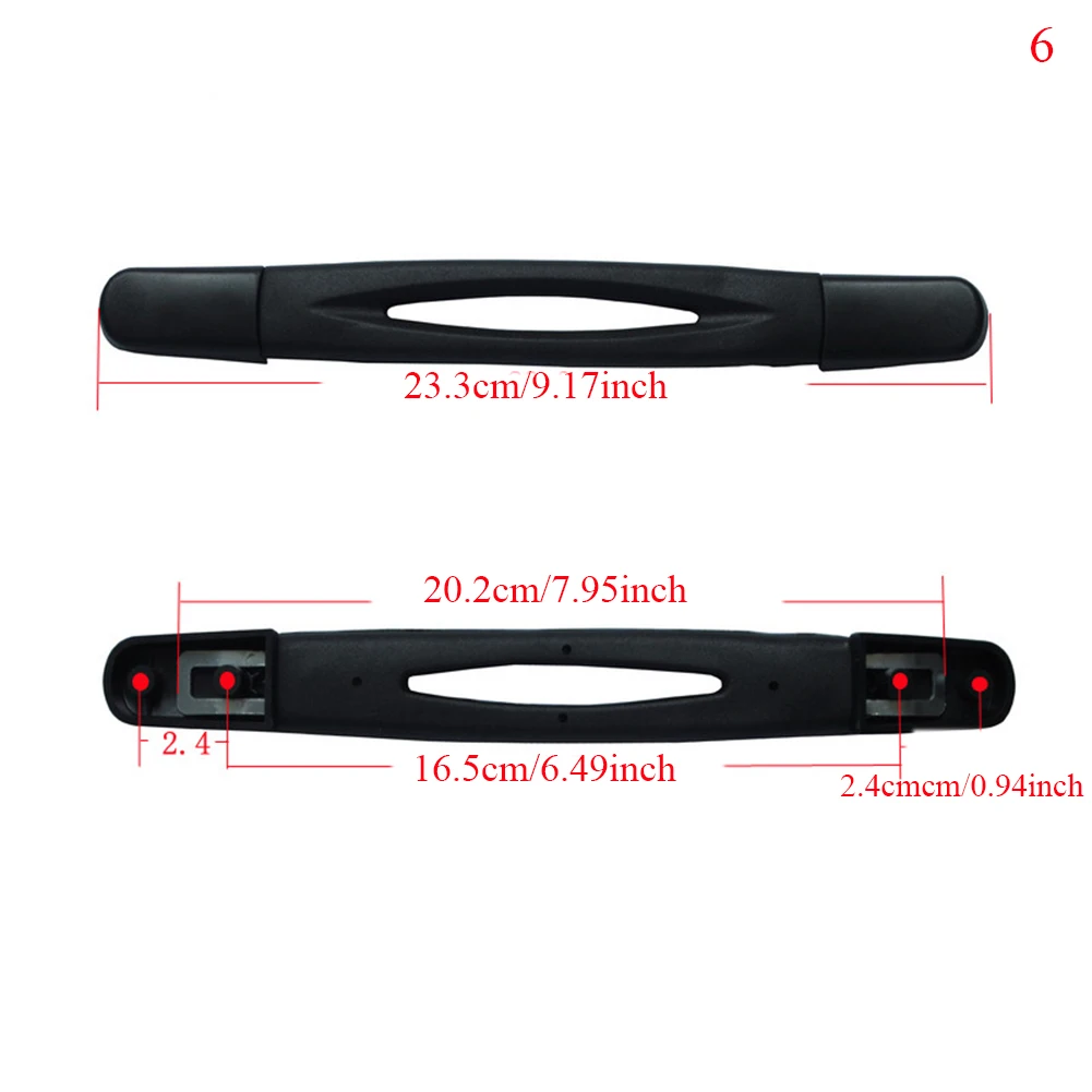 Durable Luggage Handle Trolley Handle Bag Handle Travel Handle Grip Suitcase Handle Universal Black Replacement Bag Accessories