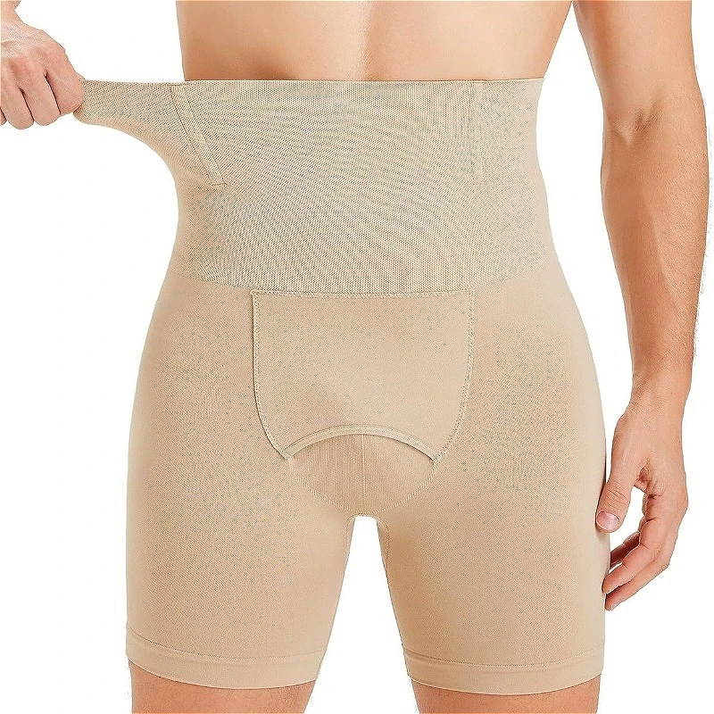 

Спортивные сексуальные боксеры, мужские трусы, нижнее белье, корректирующее белье, боксеры с высокой талией, подтягивающие бедра, мужские шорты, фитнес-шейперы, низ