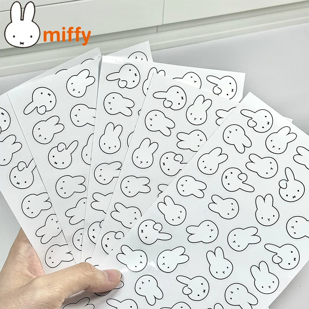 Cute Miffy Kawaii Stickers Cartoon DIY Waterproof Decorative Stickers Notebook Computer Mobile Phone Shell Christmas Gift