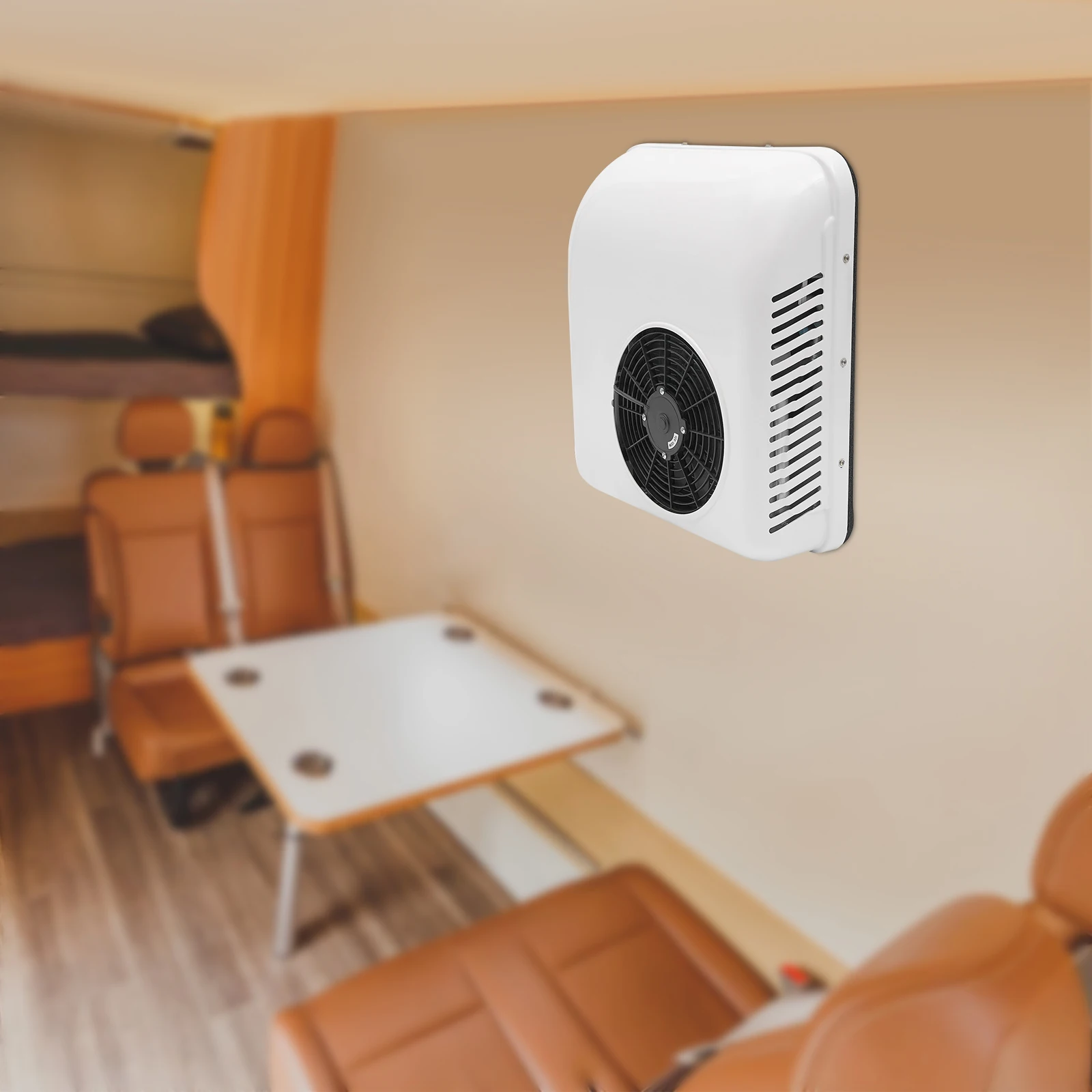 Pendingin & Pemanas RV 12V 750W AC Atap Listrik untuk Truk, RV, Ambulans, Bus, Excavator