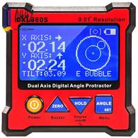 A44Z-DXL360S Dual Axis Digital Angle Protractor With 5 Side Magnetic Base Dual-Axis Digital Display Level Gauge