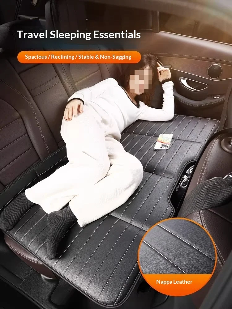 Car Travel Bed Back Seat Bed SUV Portable Camping Kids Adult Quick Universal Fit Camping Coche Car Accessories Car Bed Matelas